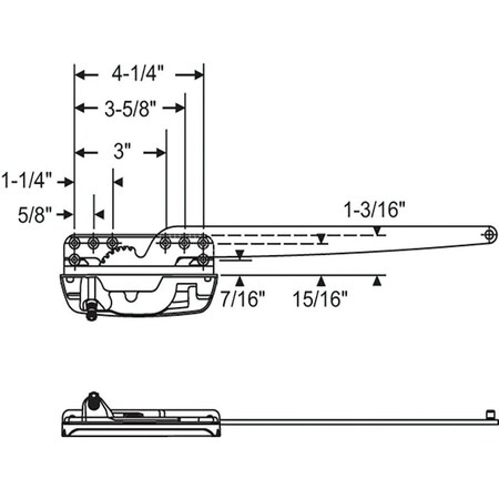 Strybuc Sill Mount Casement Operator 36-403EN